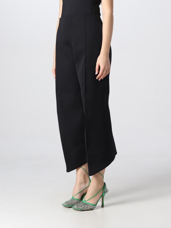 25FW 보테가베네타 스트레이트 팬츠 708514VKIV0 1000 Black - BOTTEGA VENETA