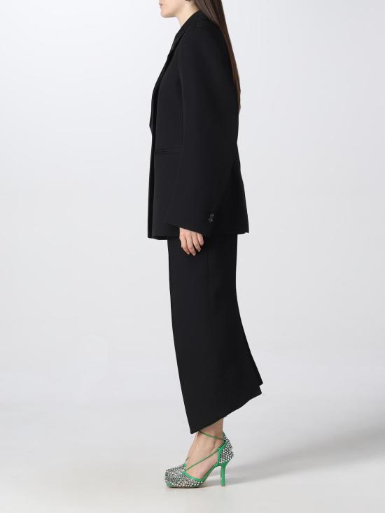 25FW 보테가베네타 스트레이트 팬츠 708514VKIV0 1000 Black - BOTTEGA VENETA