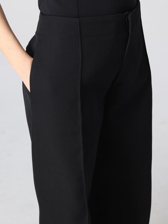 25FW 보테가베네타 스트레이트 팬츠 708514VKIV0 1000 Black - BOTTEGA VENETA