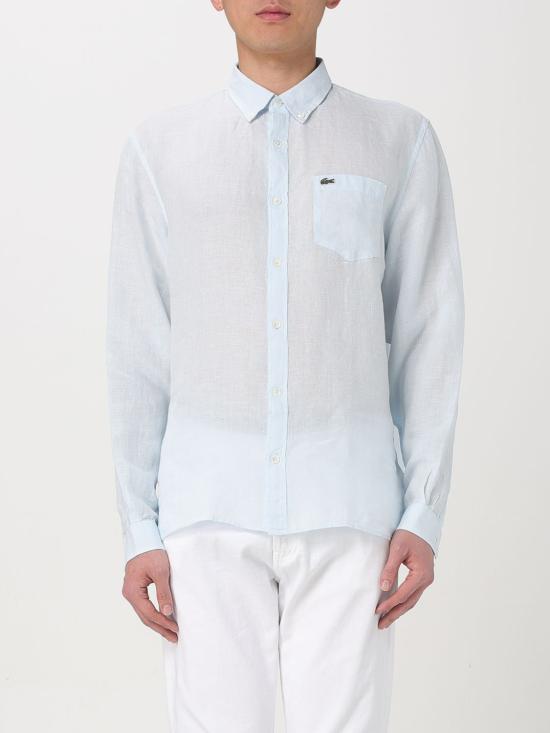 25SS 라코스테 긴팔 셔츠 CH5692 T01 Gnawed Blue