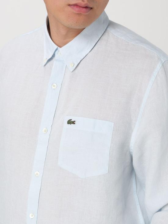 25SS 라코스테 긴팔 셔츠 CH5692 T01 Gnawed Blue - LACOSTE