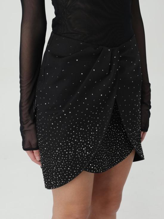  오프화이트 숏 스커트 OWCU009S24FAB003 1000 Black - OFF WHITE