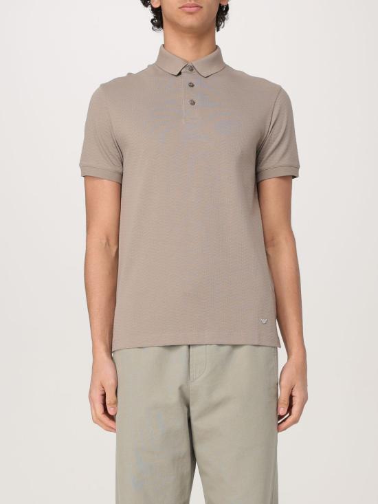 25FW 엠포리오 아르마니 폴로 티셔츠 EM001295AF10762 F6066 Beige