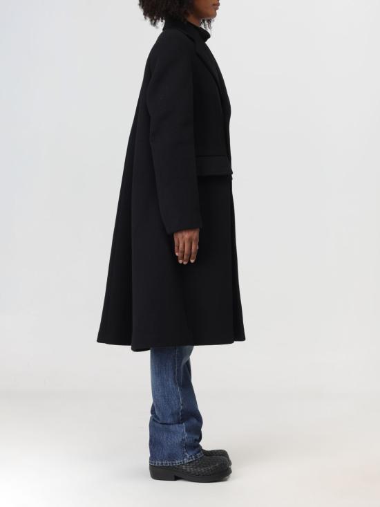  보테가베네타 코트 751190V3EJ0 1000 Black - BOTTEGA VENETA