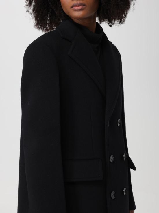  보테가베네타 코트 751190V3EJ0 1000 Black - BOTTEGA VENETA