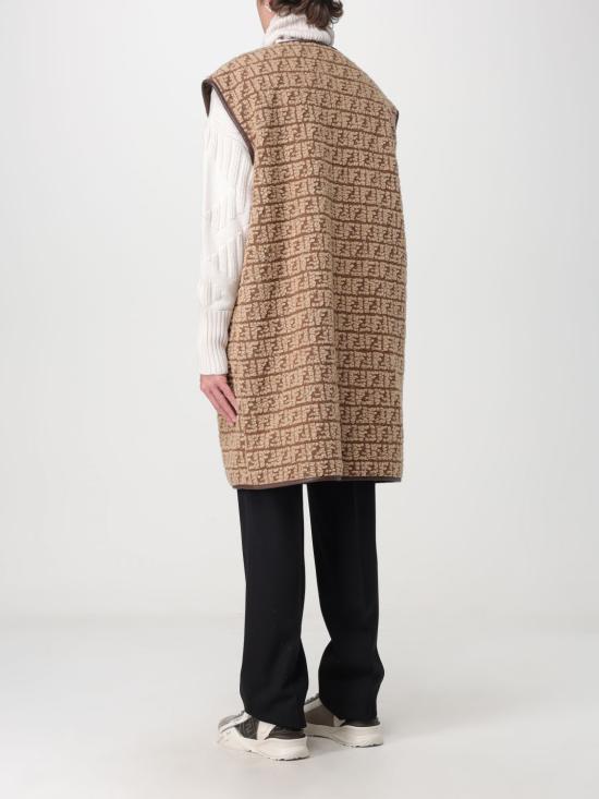 25FW 펜디 베스트 FT0059APNH F1EPI Beige - FENDI