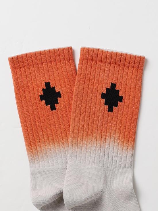  마르셀로 불론 양말 CMRA015S24KNI004 2001 Orange - MARCELO BURLON