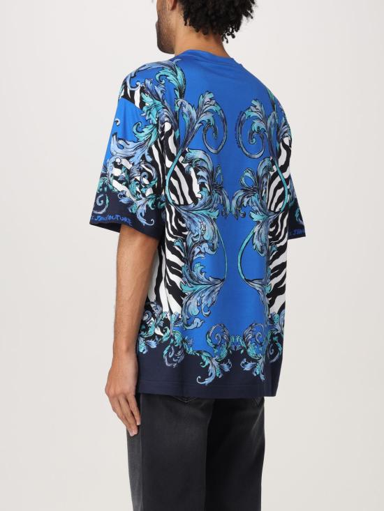 25SS 베르사체 반팔 티셔츠 78GAH6XAJS464 288 Multicolor - VERSACE