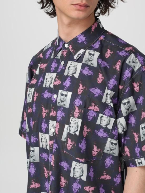 25FW 꼼데가르송 반팔 셔츠 FMB002 1 Multicolor - COMME DES GARCONS