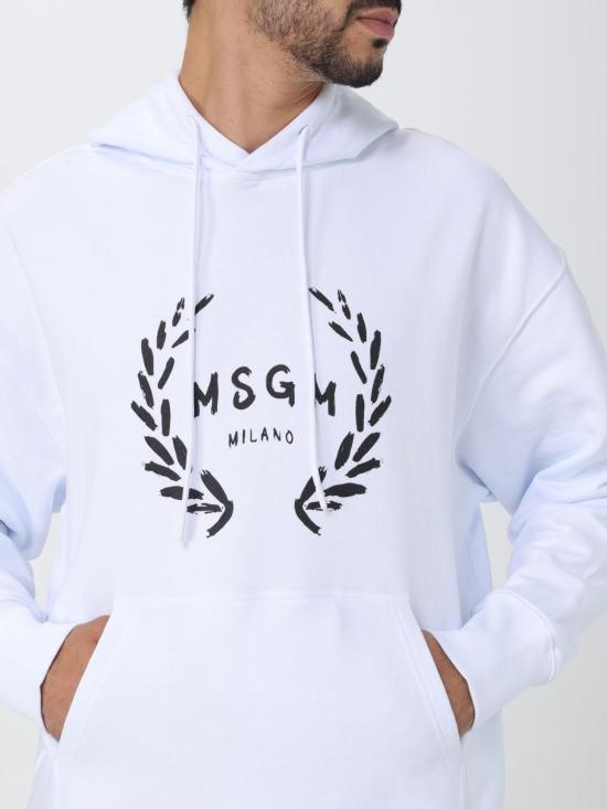  엠에스지엠 긴팔 티셔츠 3540MM130237799 01 White - MSGM