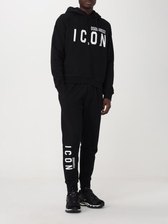  디스퀘어드2 트레이닝/조거 팬츠 S79KA0045S25516 965 Black - DSQUARED2