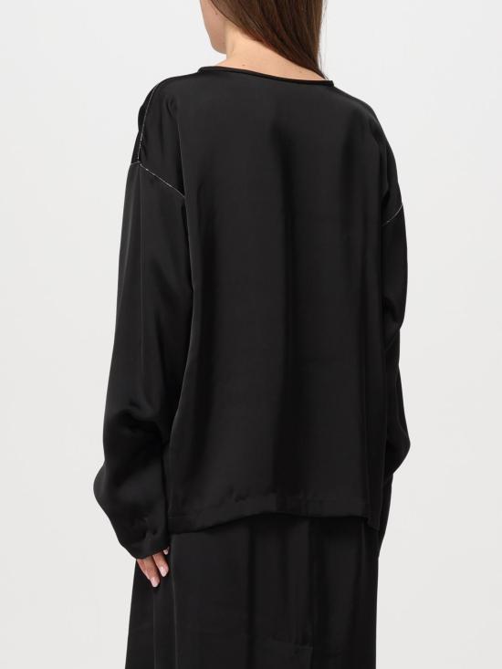  파비아나 필리피 긴팔 티셔츠 TDP264F222D623 825 Black - FABIANA FILIPPI