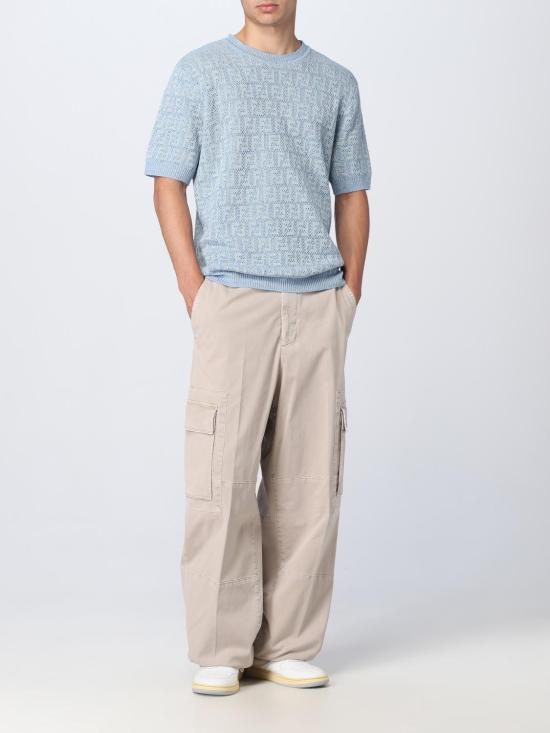 25FW 펜디 스트레이트 팬츠 FB0886AO6Y F1LU2 Beige - FENDI