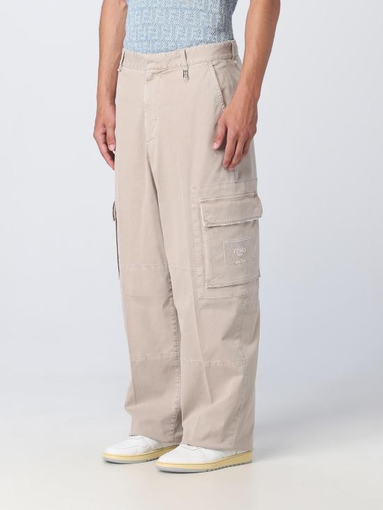 25FW 펜디 스트레이트 팬츠 FB0886AO6Y F1LU2 Beige - FENDI