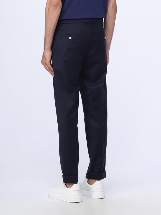 25FW 발망 스트레이트 팬츠 BH1PM030WB12 6UB Black - BALMAIN