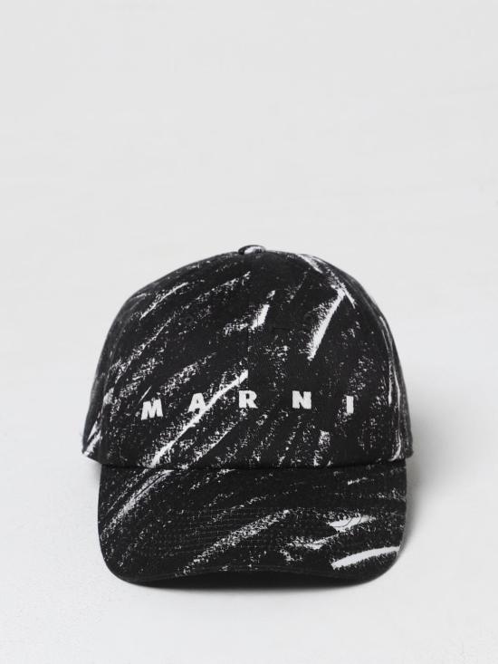  마르니 볼캡 CLZC0108PSUAC013 CRN99 Black - MARNI