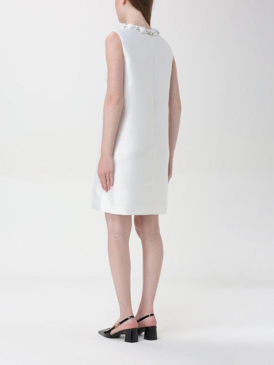  베르사체 숏 원피스 10150061A10598 1W010 White - VERSACE