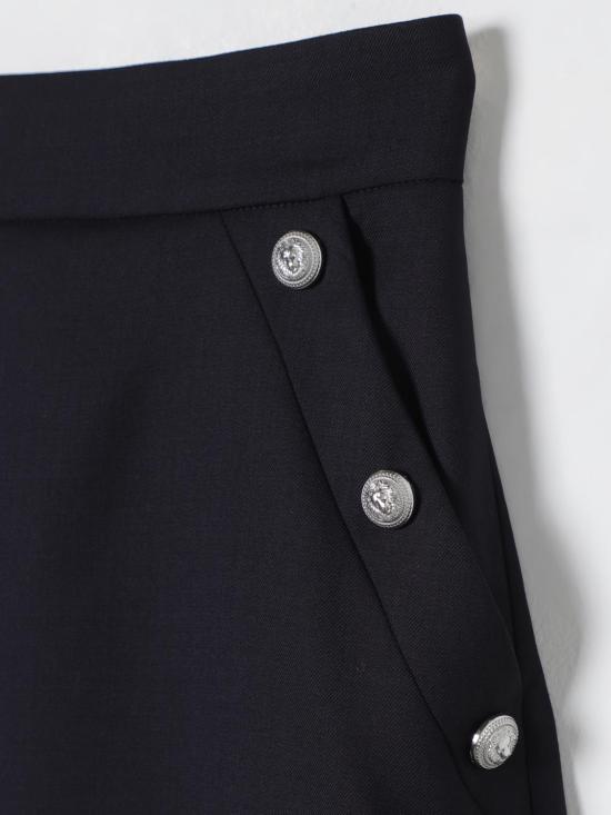 25FW [키즈] 발망 스커트 BV7A81I0196 621 Blue - BALMAIN