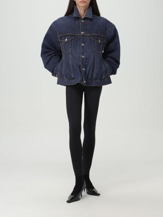 25FW 발렌시아가 데님 자켓 773776TOW58 4673 Indigo - BALENCIAGA
