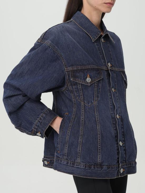 25FW 발렌시아가 데님 자켓 773776TOW58 4673 Indigo - BALENCIAGA