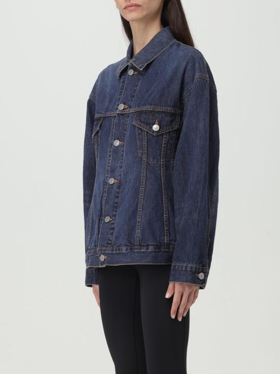 25FW 발렌시아가 데님 자켓 773776TOW58 4673 Indigo - BALENCIAGA