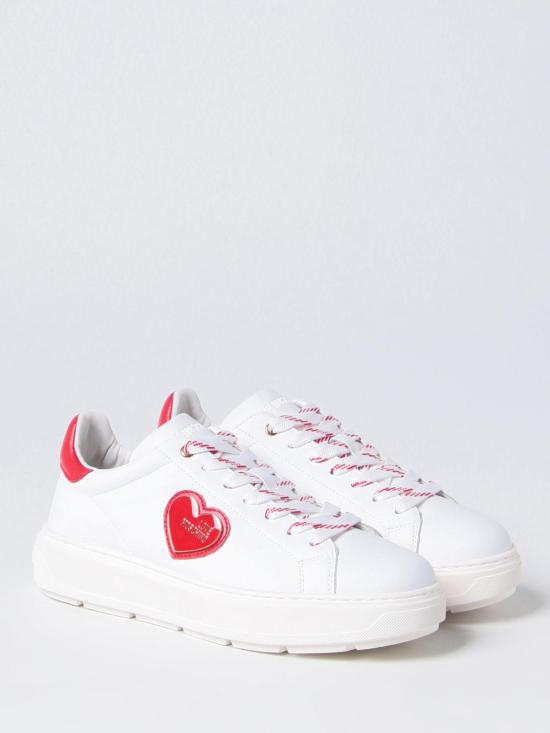  모스키노 스니커즈 JA15384G1GIA1 10B Red - MOSCHINO