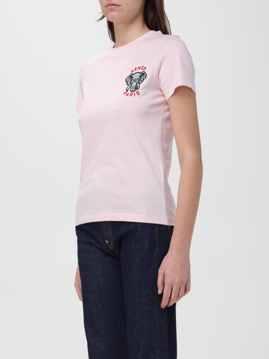  겐조 반팔 티셔츠 FE52TS1134SG 34 Pink - KENZO