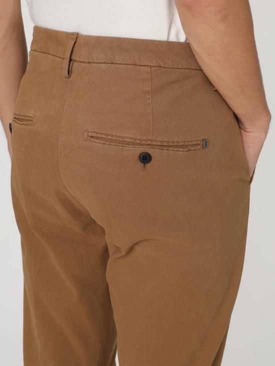  돈답 스트레이트 팬츠 UP235AS0092UBM5 033 Brown - DONDUP