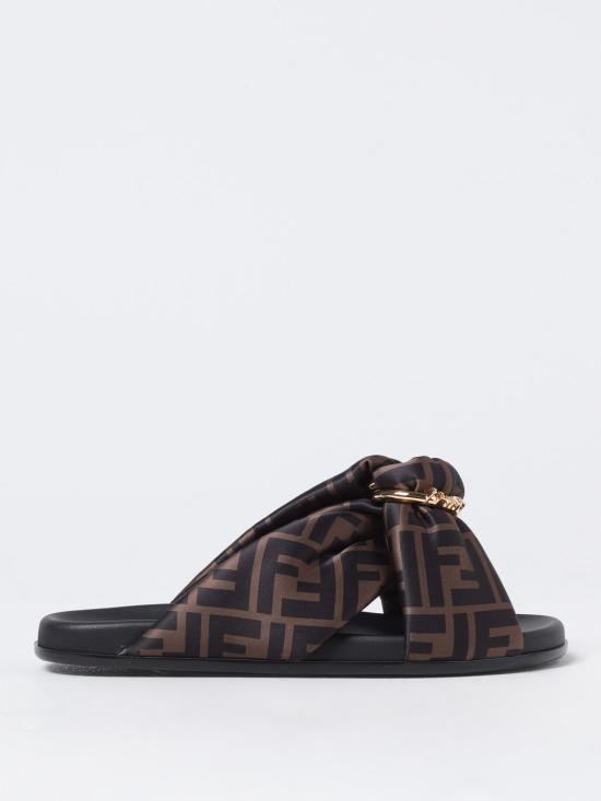 25SS 펜디 뮬/슬리퍼 8X8645AE7S F0R7V Tobacco