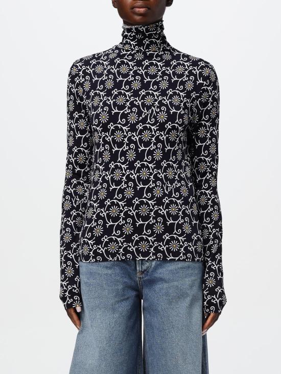 24FW 겐조 터틀넥 FE62TO7254RA 79 Navy