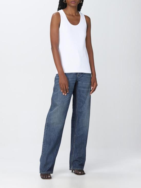 25FW 보테가베네타 민소매 티셔츠 715043V2I50 9071 White - BOTTEGA VENETA