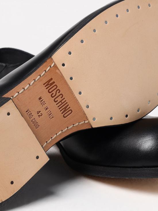 25SS 모스키노 뮬/슬리퍼 MB10203C0MGA0 000 Black - MOSCHINO