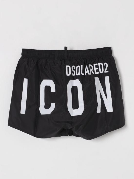 25FW [키즈] 디스퀘어드2 스윔팬츠 DQ1708D0A9E DQ900 Black - DSQUARED2