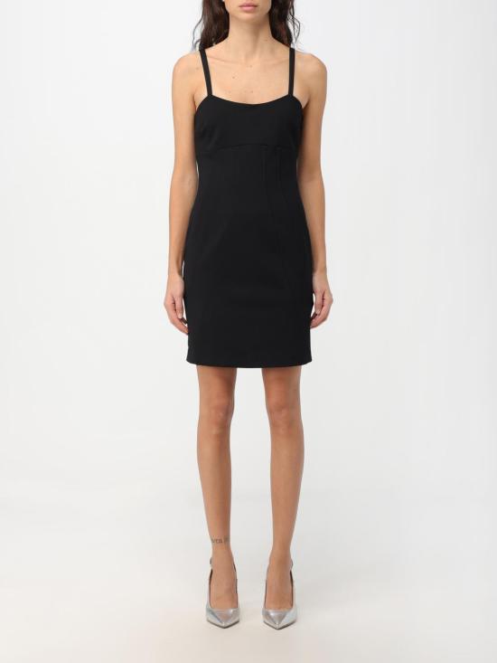 25FW 액티튜드 트윈세트 롱 원피스 232AP2191 00006 Black