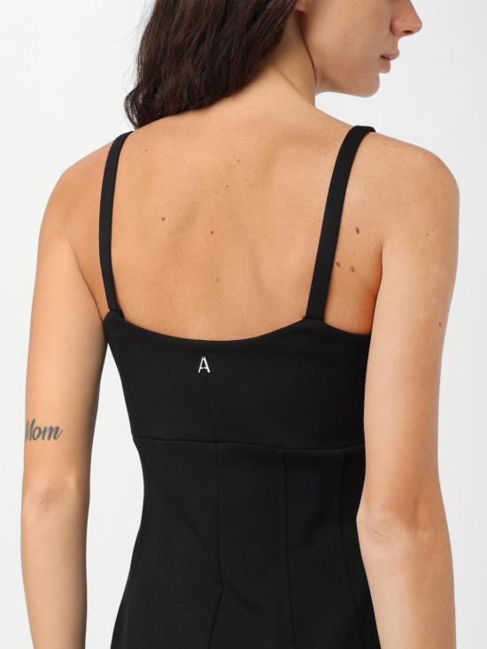 25FW 액티튜드 트윈세트 롱 원피스 232AP2191 00006 Black - ACTITUDE TWINSET