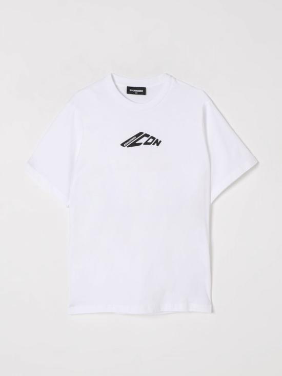 25FW [키즈] 디스퀘어드2 티셔츠 DQ2941D00XM DQ100 White