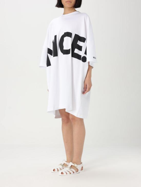 25SS 모스키노 롱 원피스 04450442 1001 White - MOSCHINO