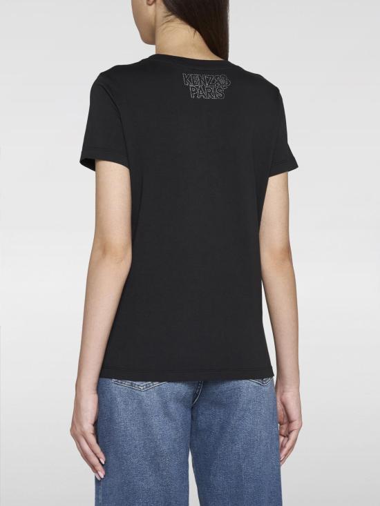 24FW 겐조 반팔 티셔츠 FE62TS1444SO 99J Black - KENZO