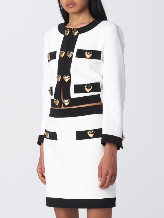  모스키노 자켓 05250424 4001 White - MOSCHINO