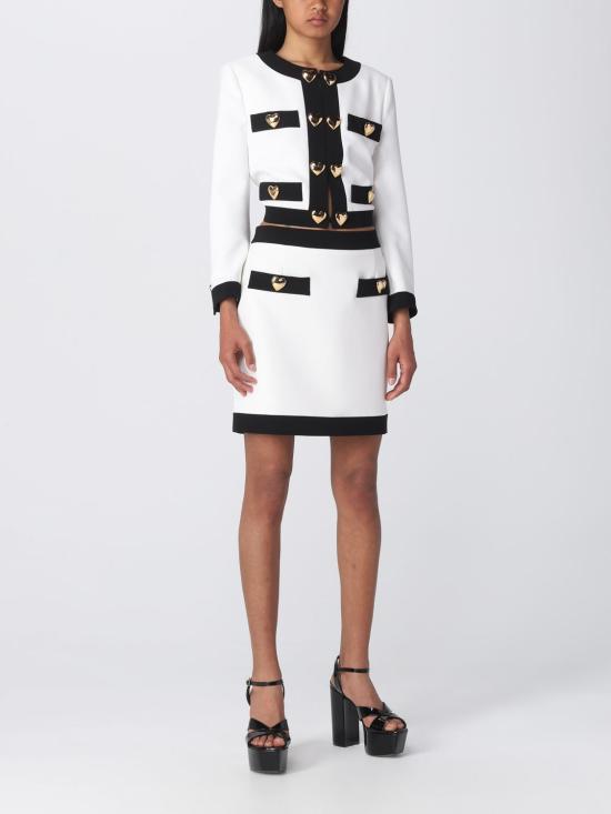  모스키노 자켓 05250424 4001 White - MOSCHINO