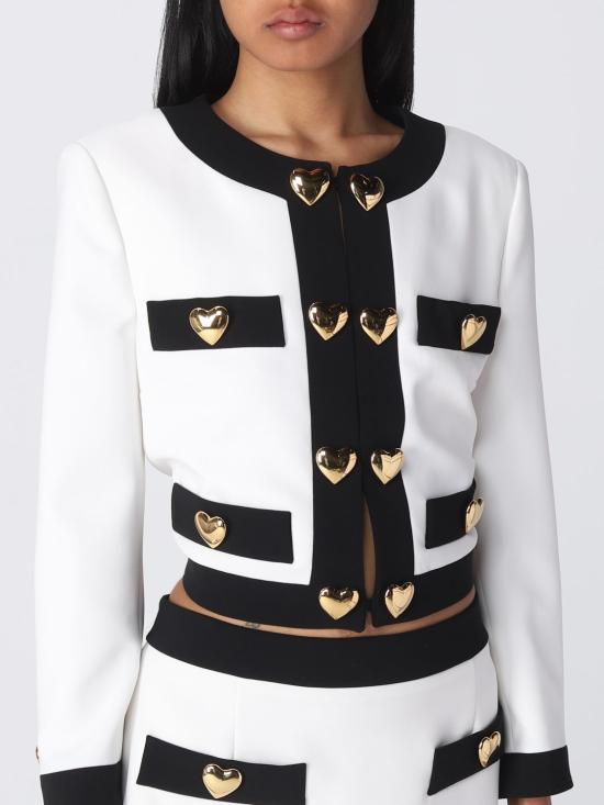  모스키노 자켓 05250424 4001 White - MOSCHINO