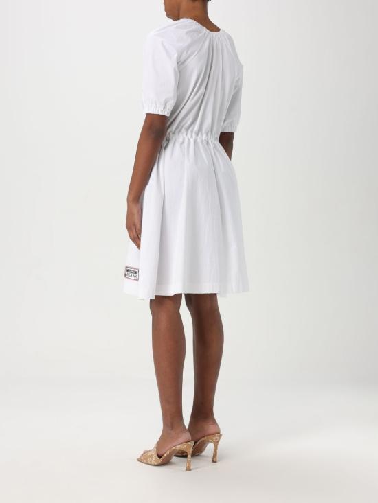 25SS 모스키노 롱 원피스 04493224 0001 White - MOSCHINO