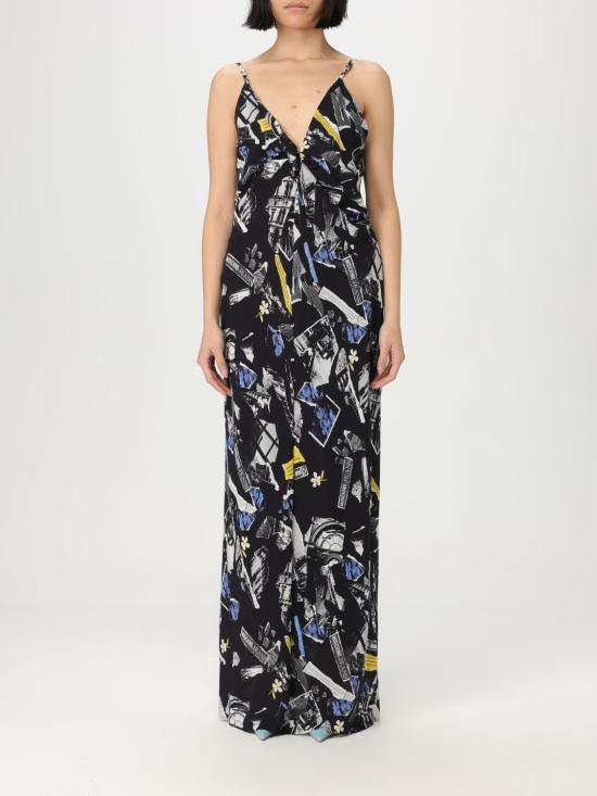 25SS 모스키노 롱 원피스 04643243 1555 Black