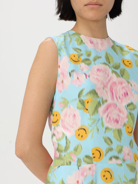 25SS 모스키노 롱 원피스 04470451 1293 Gnawed Blue - MOSCHINO