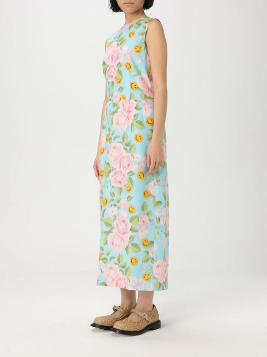 25SS 모스키노 롱 원피스 04470451 1293 Gnawed Blue - MOSCHINO