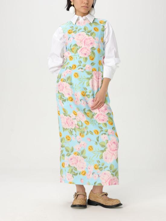 25SS 모스키노 롱 원피스 04470451 1293 Gnawed Blue - MOSCHINO