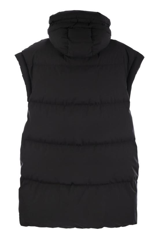 24FW 에르노 베스트 PI00372DL11106 9300 BLACK - HERNO