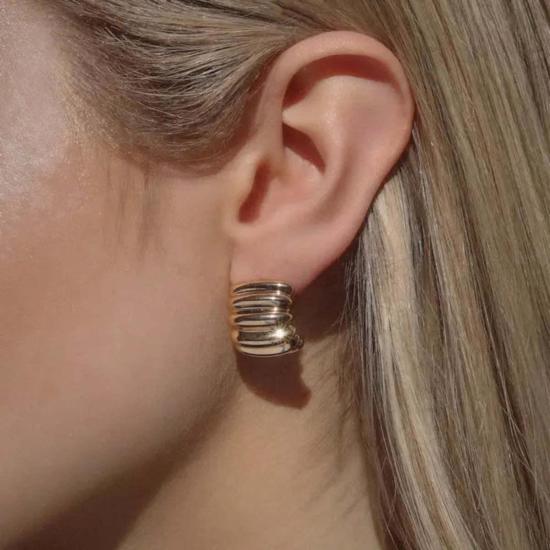  롤라 이어링 로라 로렐 스터드 골드 - LOLA