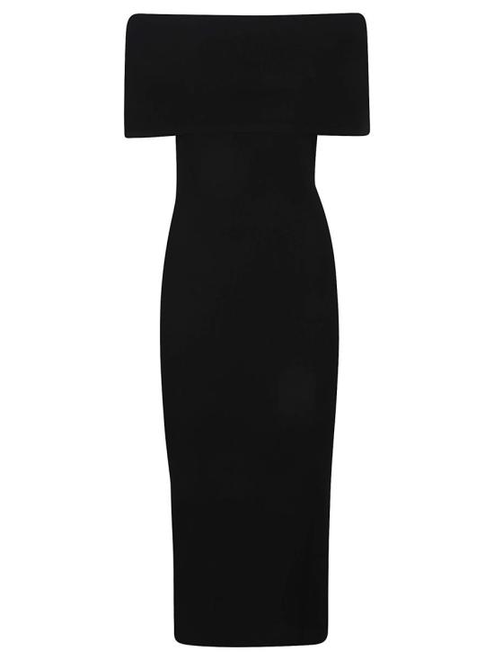 25SS 마이클 코어스 미디 원피스 MS582Y033D Black