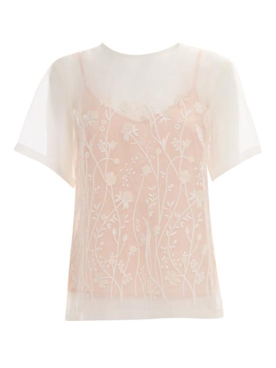 25SS 파로쉬 반팔 티셔츠 SORGENTE D313077 002 233856 WHITE